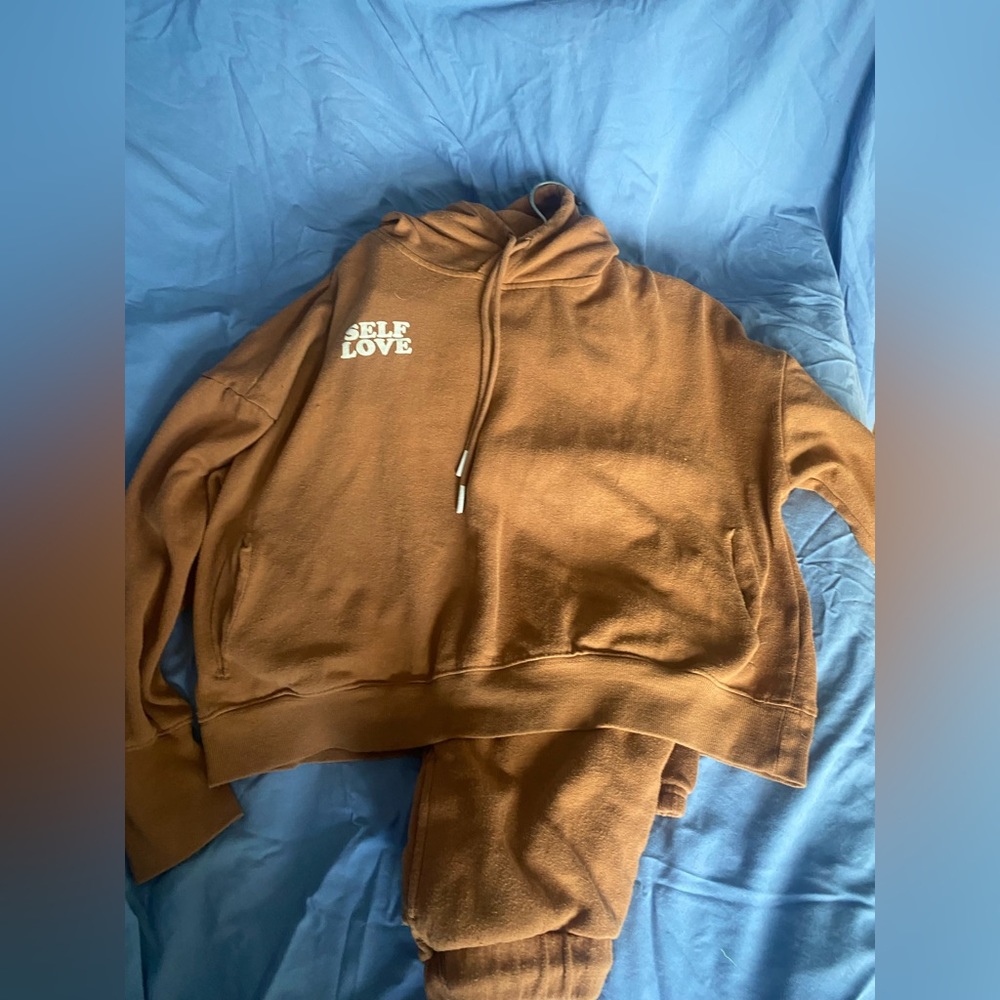 Sage collective hoodie and sweatpants set